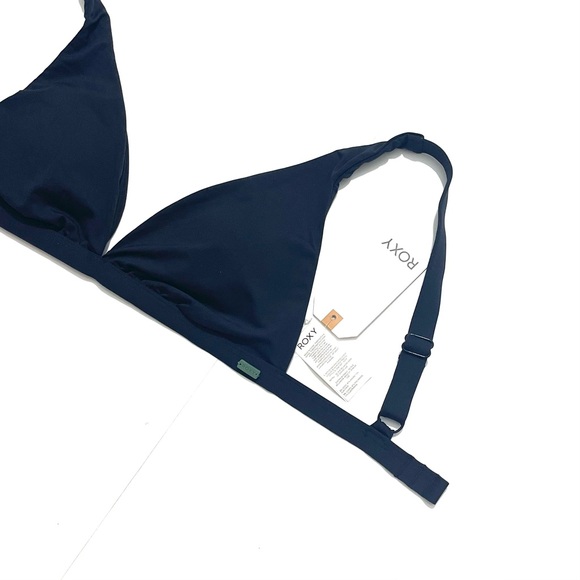 🖤 ROXY 🖤 Solid Softly Love Elong Triangle Bikini Top - Picture 8 of 10
